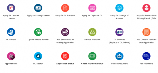How to Apply Online for New Driving Licence or Renew or Update Address or Mobile number or New leaner License