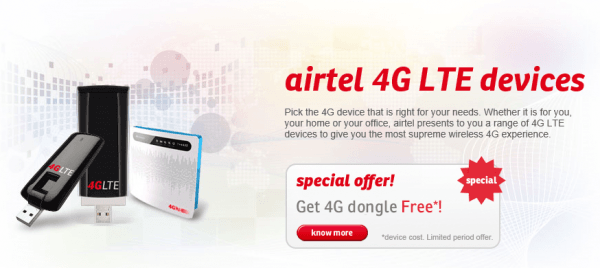 Airtel 4G offers