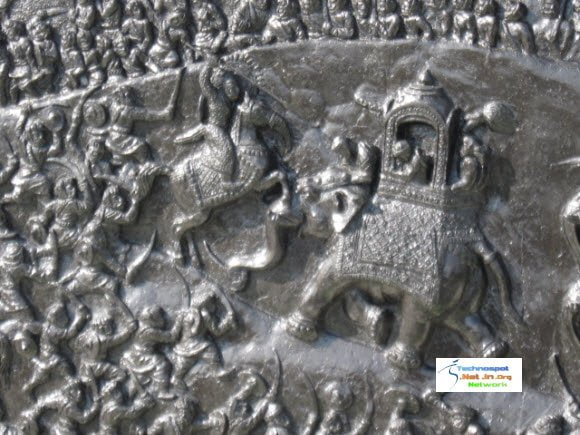Elephant attacking Maharana Pratap