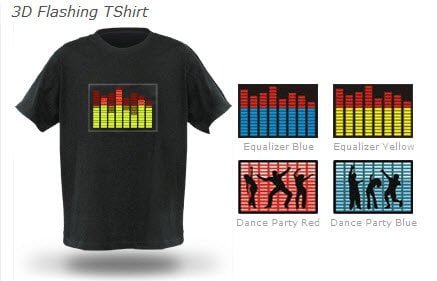 led t shirt india