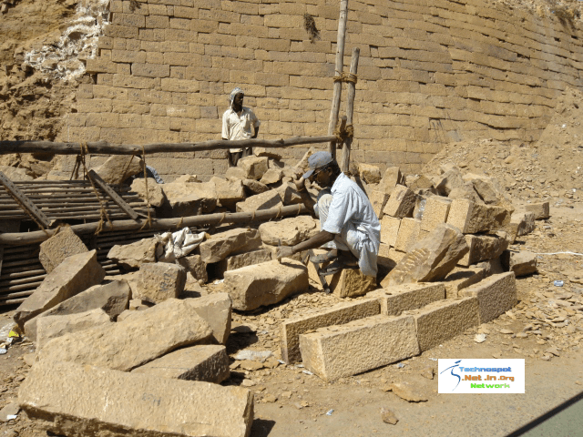 Jaisalmer Fort getting repaired