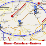 Kodamdesar Ramdevra Map