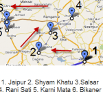 Rani Sati Karni Mata Rajasthan Map