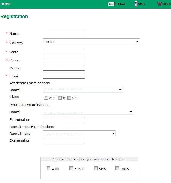 Result Registration