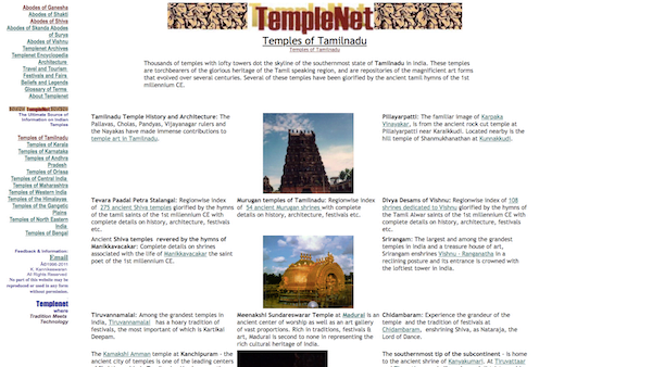 Temples of India List