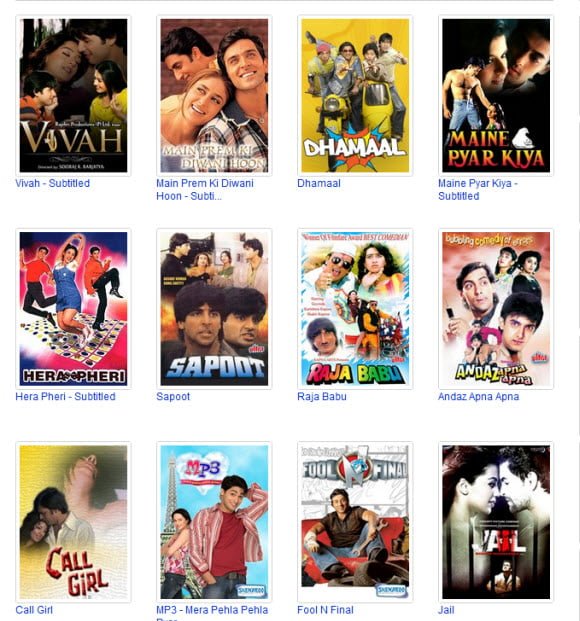 YouTube Bollywood Movies