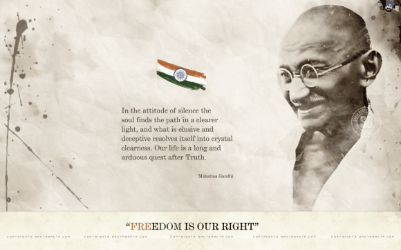 Independence Day Mahatma Gandhi